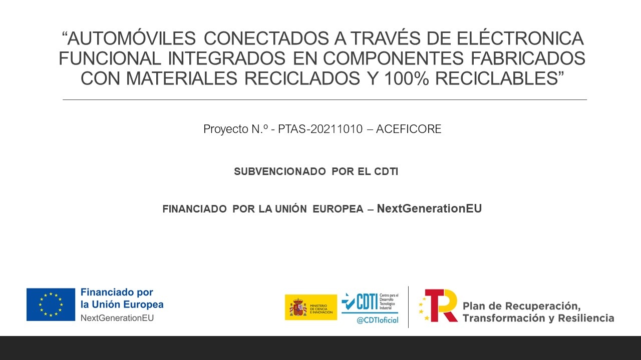 Electrolomas Is Part Of The ACEFICORE Project.