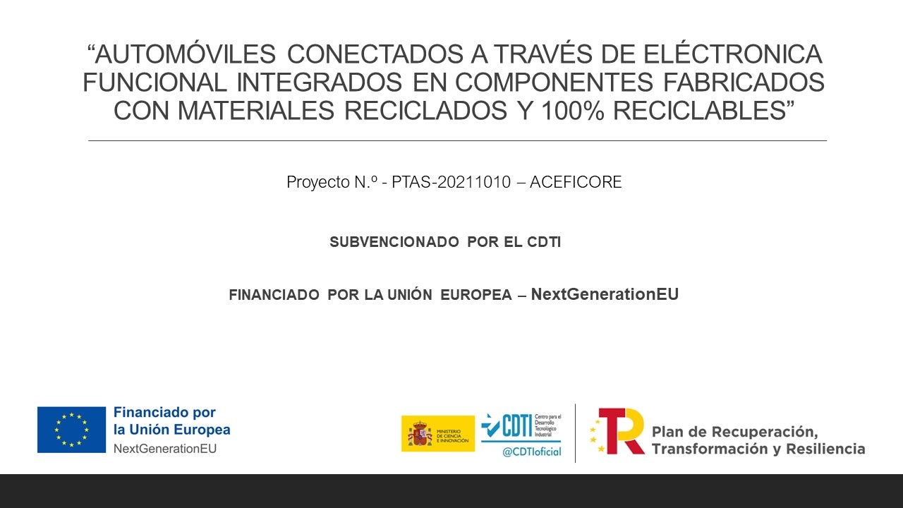 Electrolomas Forma Parte Del Proyecto ACEFICORE